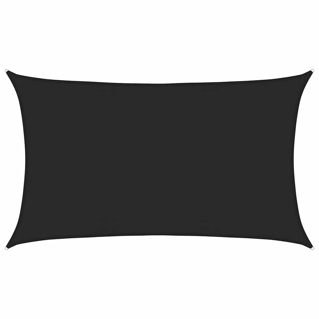Vidaxl Zonnezeil 160 g m² 5x8 m HDPE noir