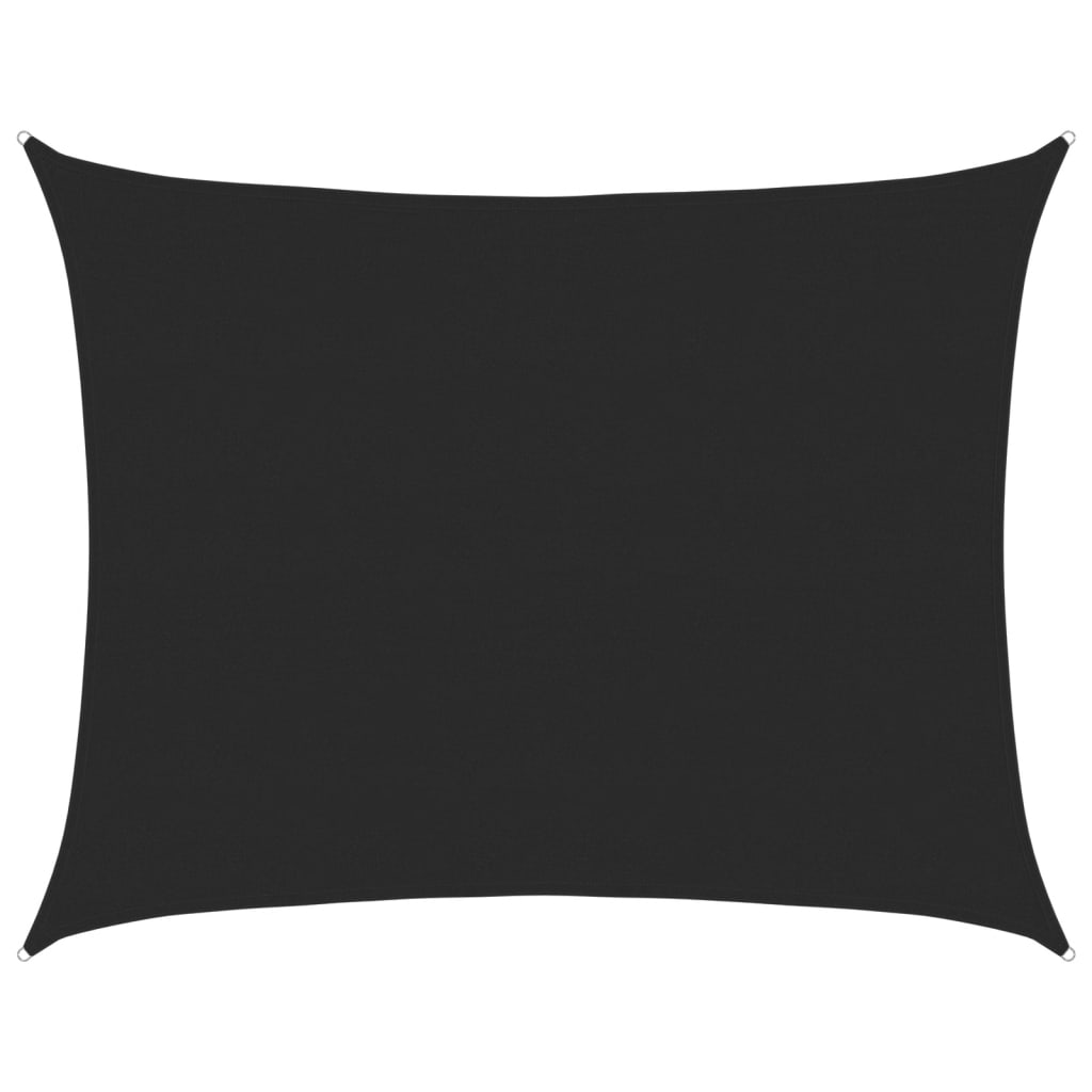 Vidaxl Zonnezeil 160 g m² rectangulaire 6x8 m HDPE noir