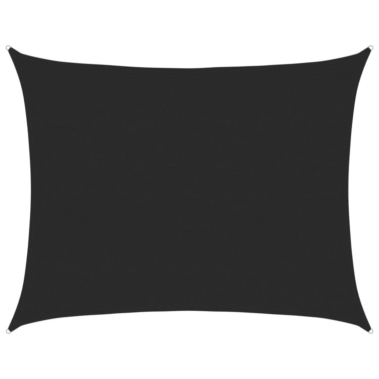 Vidaxl Zonnezeil 160 g m² rectangulaire 6x8 m HDPE noir