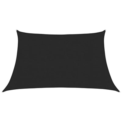 Vidaxl Zonnezeil 160 g m² 3 4x2 m HDPE noir