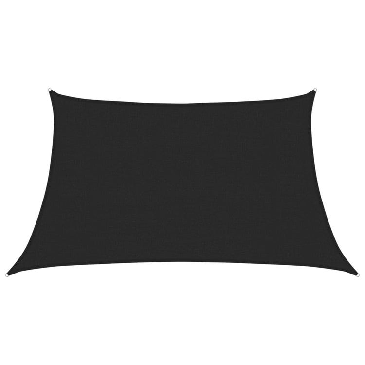 Vidaxl Zonnezeil 160 g m² 3 4x2 m HDPE noir