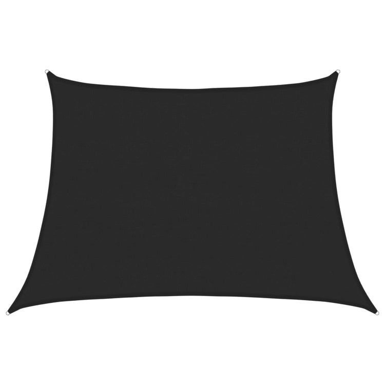 VidaXL voile d'ombrage 160 g m² 4 5x3 m HDPE noir