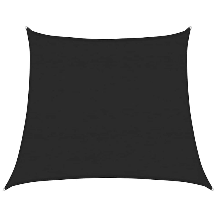 VidaXL voile d'ombrage 160 g m² trapèze 4 5x4 m HDPE noir