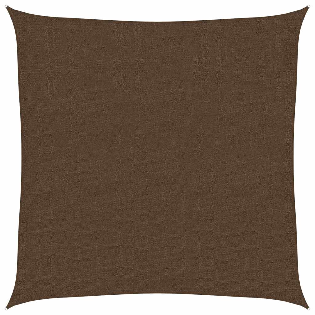 Vidaxl Zonnezeil 160 g m² 2x2 m HDPE Brown