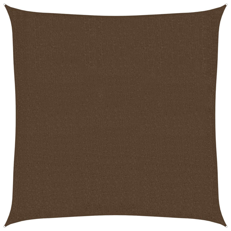 Vidaxl Zonnezeil 160 g m² 3,6x3,6 m brun HDPE