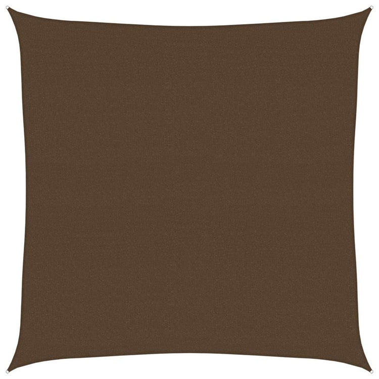 Vidaxl Zonnezeil 160 g m² 4,5x4,5 m brun HDPE