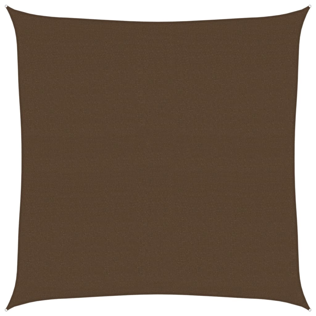 Vidaxl voile d'ombrage 160 g m² 6x6 m HDPE marron