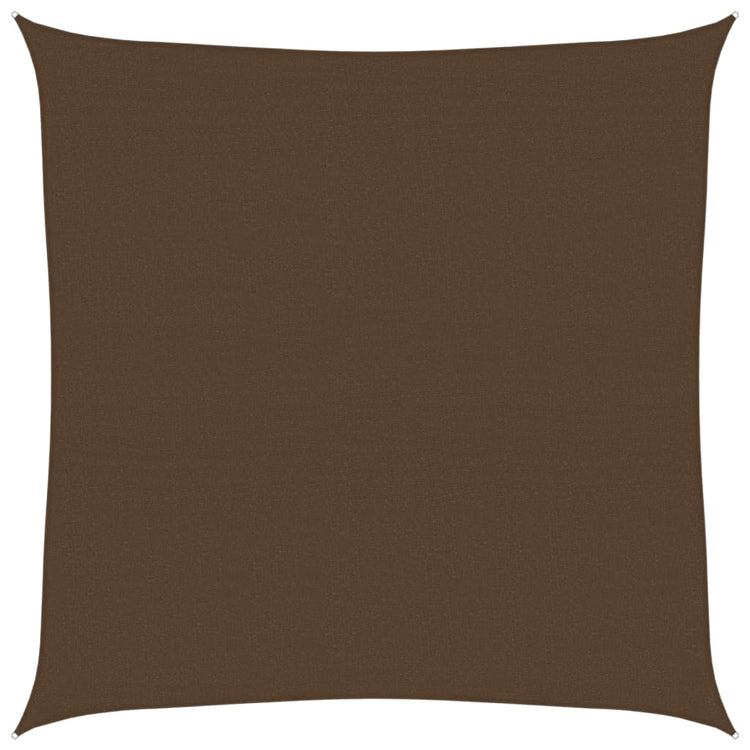 Vidaxl voile d'ombrage 160 g m² 7x7 m HDPE marron