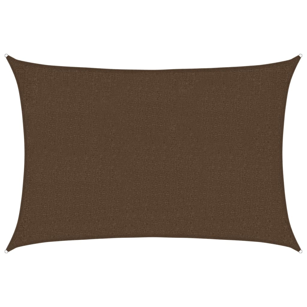 Vidaxl Zonnezeil 160 g m² 2x2,5 m HDPE Brown