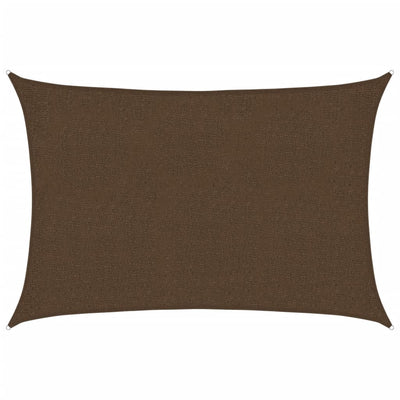 Vidaxl Zonnezeil 160 g m² 2x3 m HDPE Brown