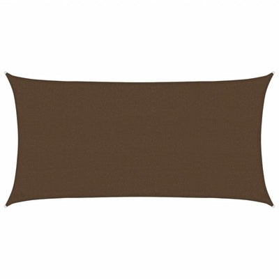 Vidaxl Zonnezeil 160 g m² 2x3,5 m HDPE Brown