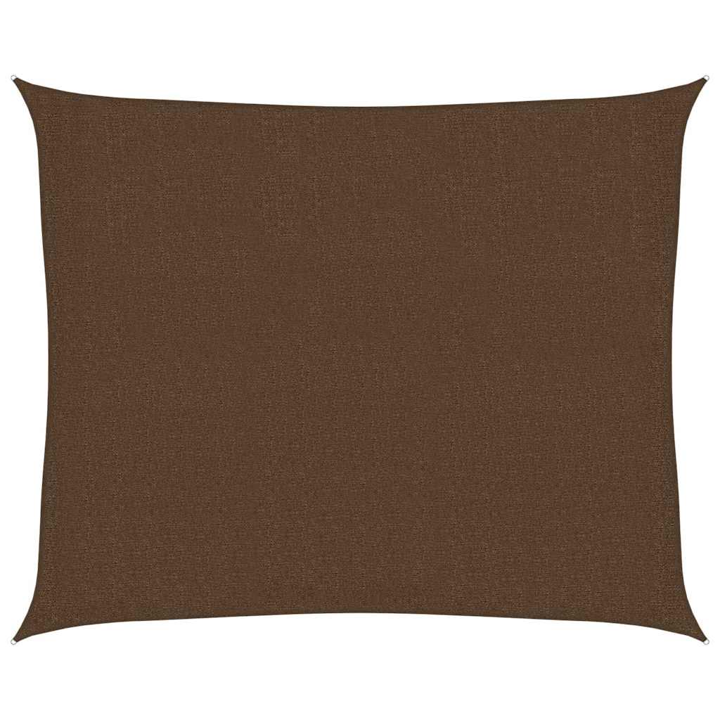 Vidaxl Zonnezeil 160 g m² 2,5x3 m HDPE Brown