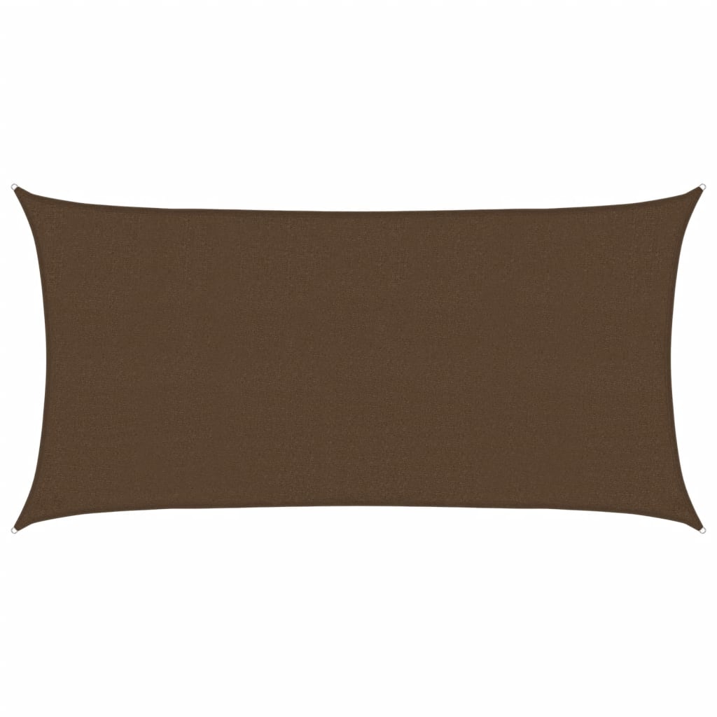 Vidaxl Zonnezeil 160 g m² 2,5x5 m HDPE Brown