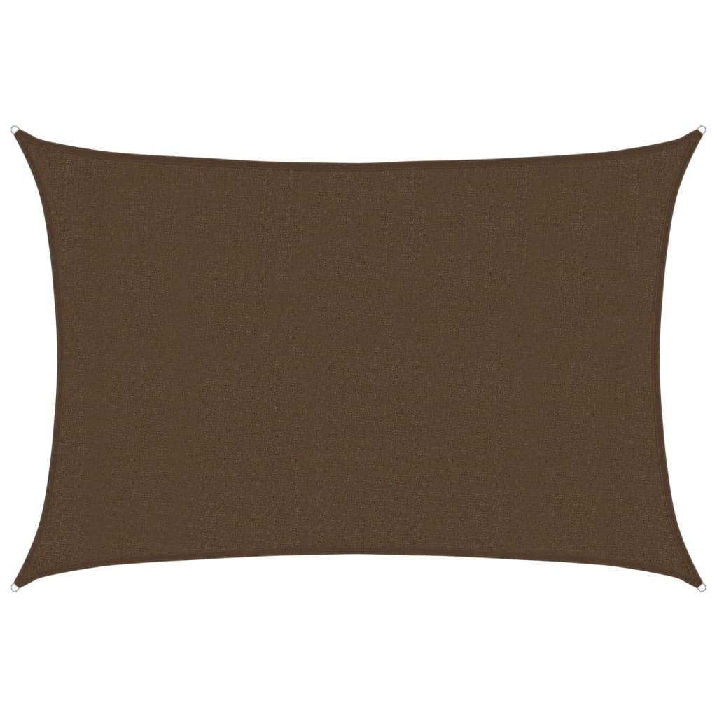Vidaxl Zonnezeil 160 g m² 3x4,5 m HDPE Brown