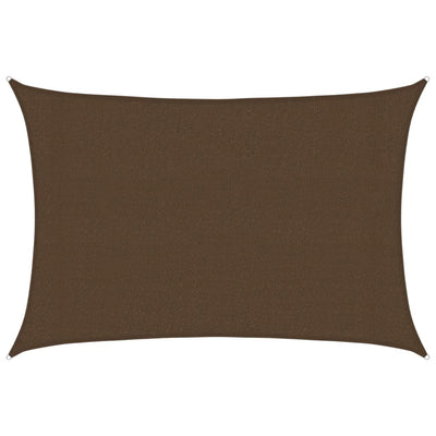 Vidaxl Zonnezeil 160 g m² 3x4,5 m HDPE Brown