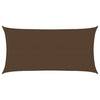 Vidaxl Zonnezeil 160 g m² 3x6 m HDPE Brown