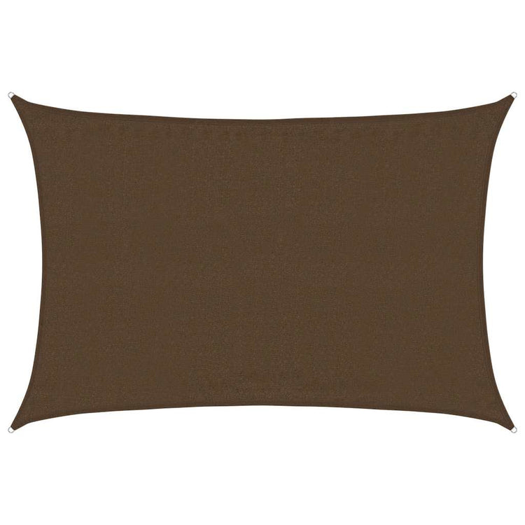 Vidaxl Zonnezeil 160 g m² 3,5x5 m HDPE Brown