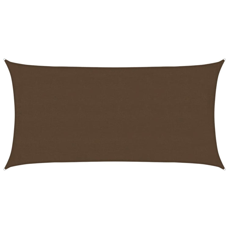 Vidaxl Zonnezeil 160 g m² 4x7 m HDPE Brown