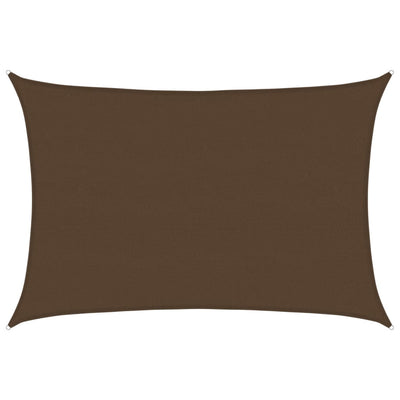 Vidaxl Zonnezeil 160 g m² 5x7 m HDPE Brown