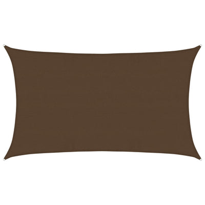 Vidaxl Zonnezeil 160 g m² 5x8 m HDPE Brown