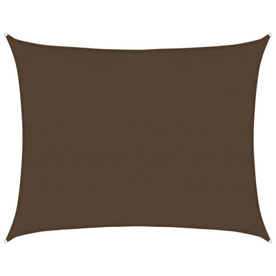 Vidaxl Zonnezeil 160 g m² 6x7 m HDPE Brown