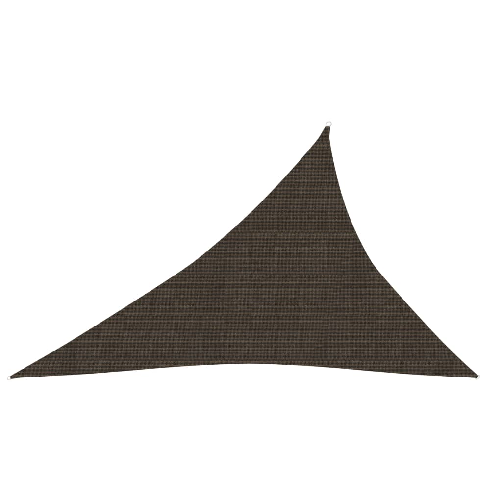 Vidaxl Zonnezeil 160 g m² 3x4x5 M HDPE Brown