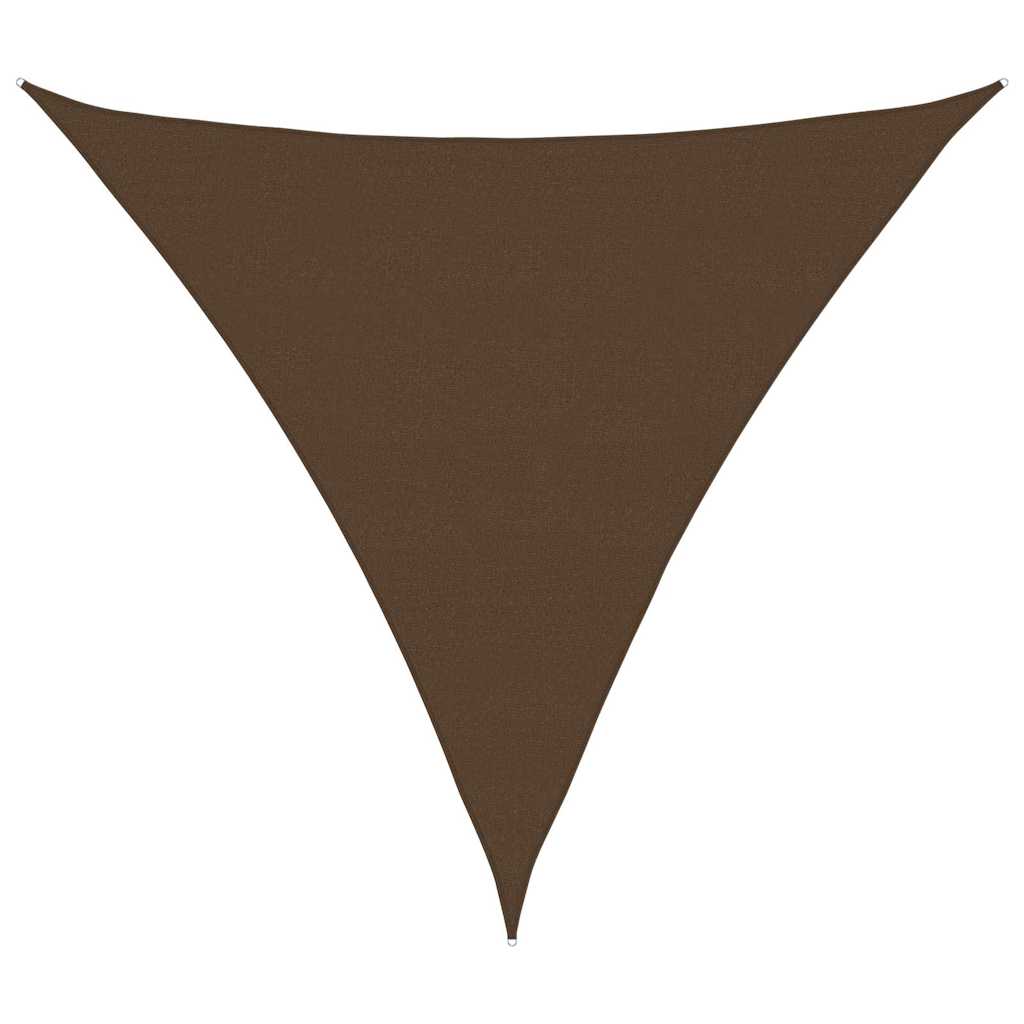 Vidaxx voile d'ombrage 160 g m² 6x6x6 m HDPE marron