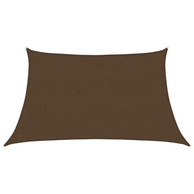 Vidaxl Zonnezeil 160 g m² 3 4x2 m HDPE Brown