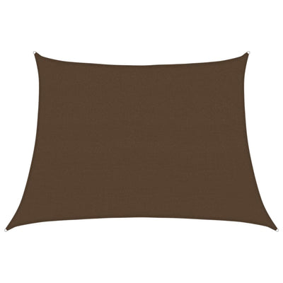 Vidaxl Zonnezeil 160 g m² 4 5x3 m HDPE Brown