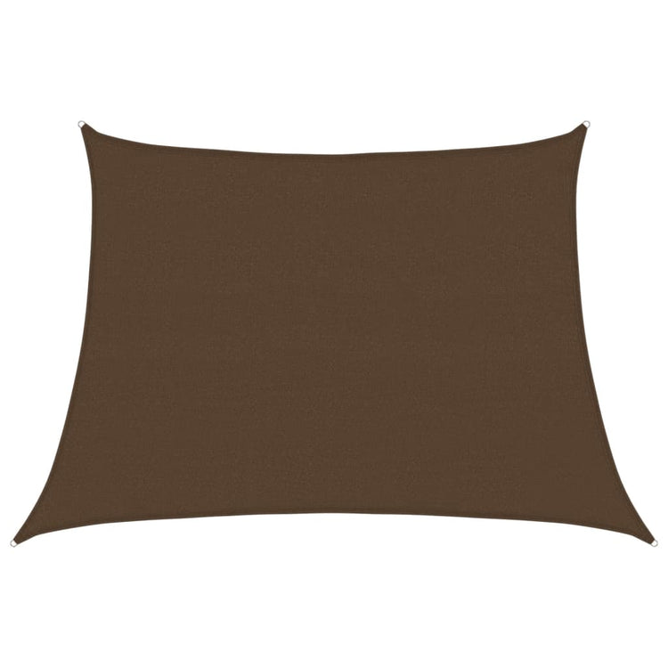 Vidaxl Zonnezeil 160 g m² 4 5x3 m HDPE Brown