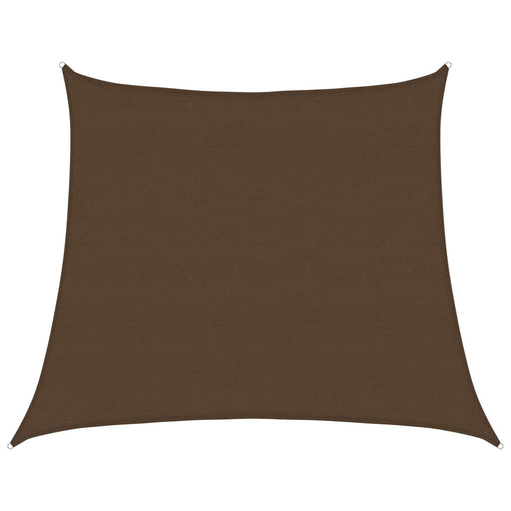 Vidaxx voile d'ombrage 160 g m² trapèze 4 5x4 m hdpe marron