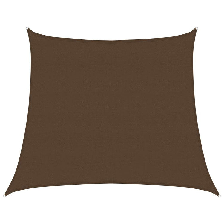 Vidaxx voile d'ombrage 160 g m² trapèze 4 5x4 m hdpe marron