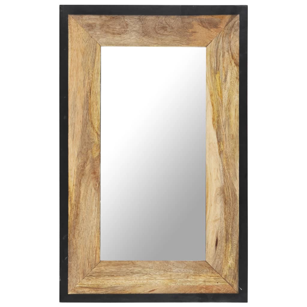 Vidaxl Mirror 80x50 cm en bois de mangue solide