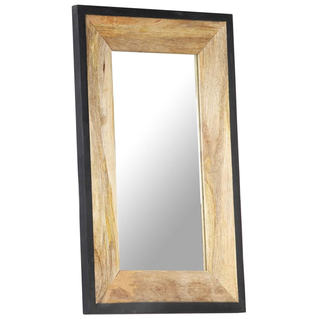 Vidaxl Mirror 80x50 cm en bois de mangue solide