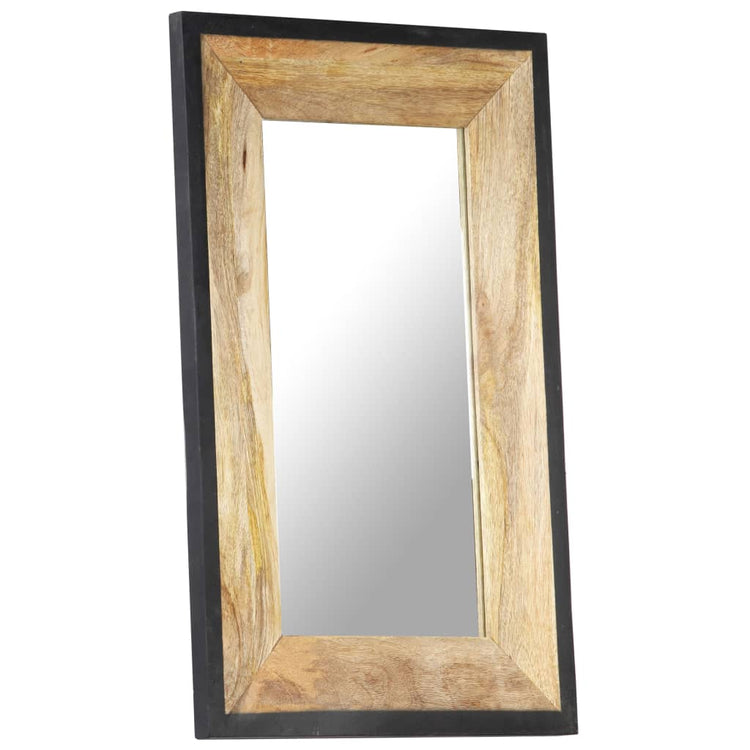 Vidaxl Mirror 80x50 cm en bois de mangue solide