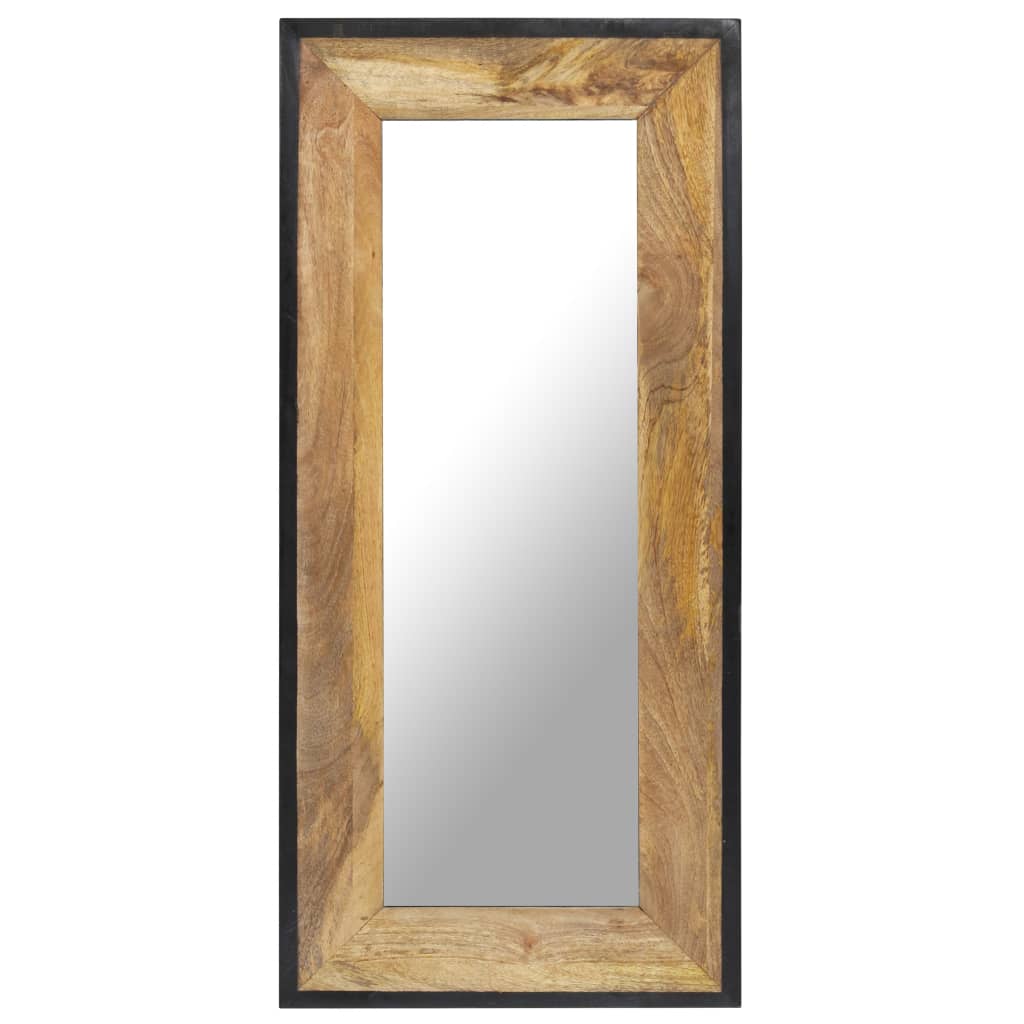 Miroir Vidaxl 110x50 cm Wood de mangue solide