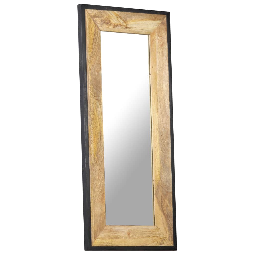 Miroir Vidaxl 110x50 cm Wood de mangue solide