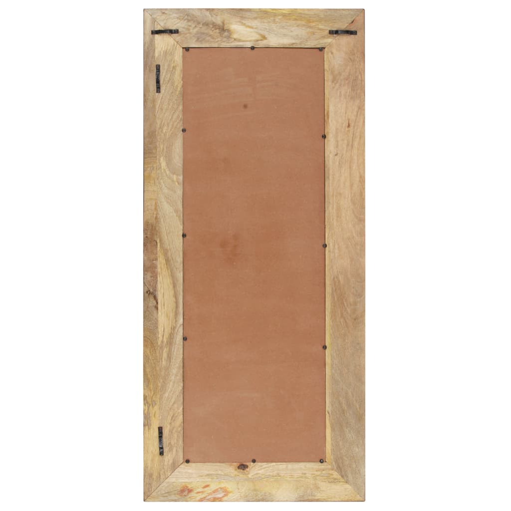 Miroir Vidaxl 110x50 cm Wood de mangue solide