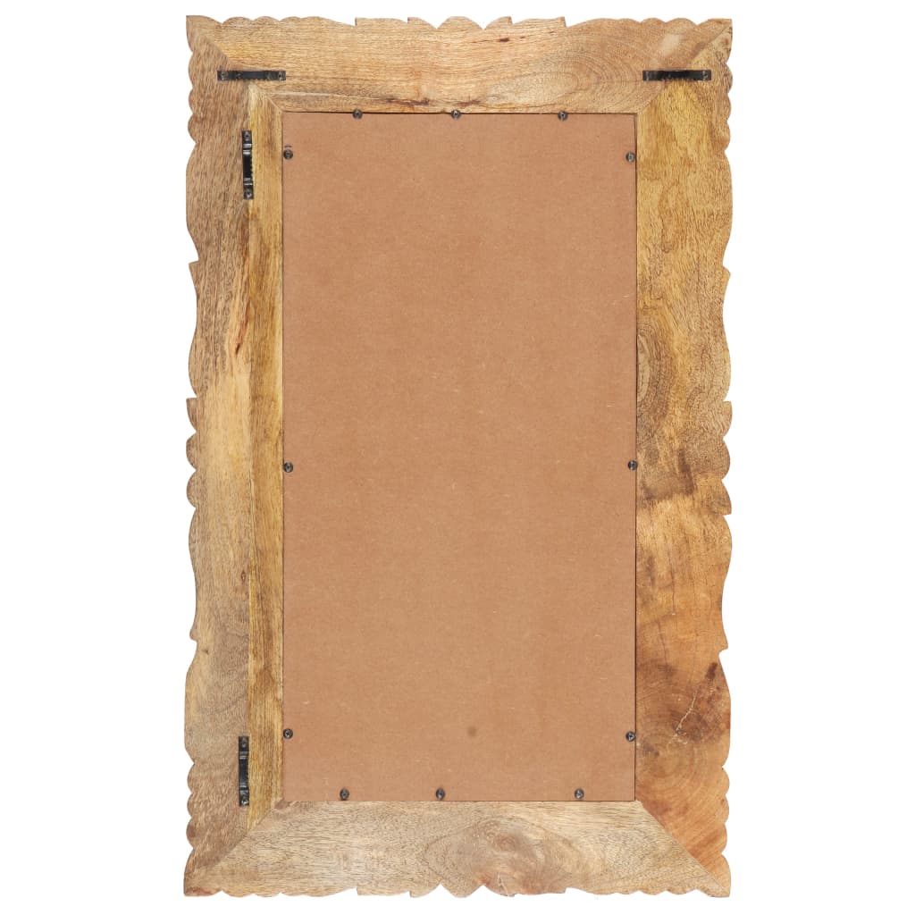 Vidaxl Mirror 80x50 cm en bois de mangue solide