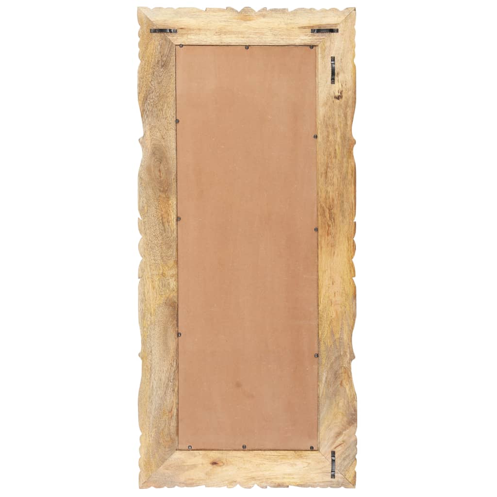 Miroir Vidaxl 110x50 cm Wood de mangue solide