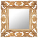 Vidaxl Mirror Hand -Cut 50x50 cm Mango Solid Brown