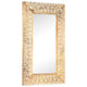 Vidaxl Mirror Hand -Cut 80x50x2.6 cm Wood de mangue solide