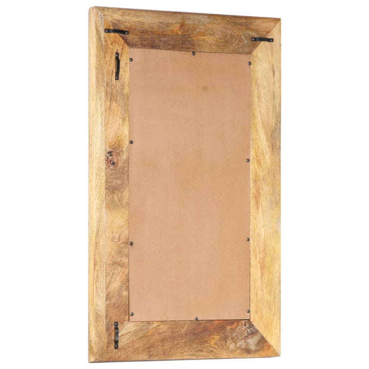 Vidaxl Mirror Hand -Cut 80x50x2.6 cm Wood de mangue solide