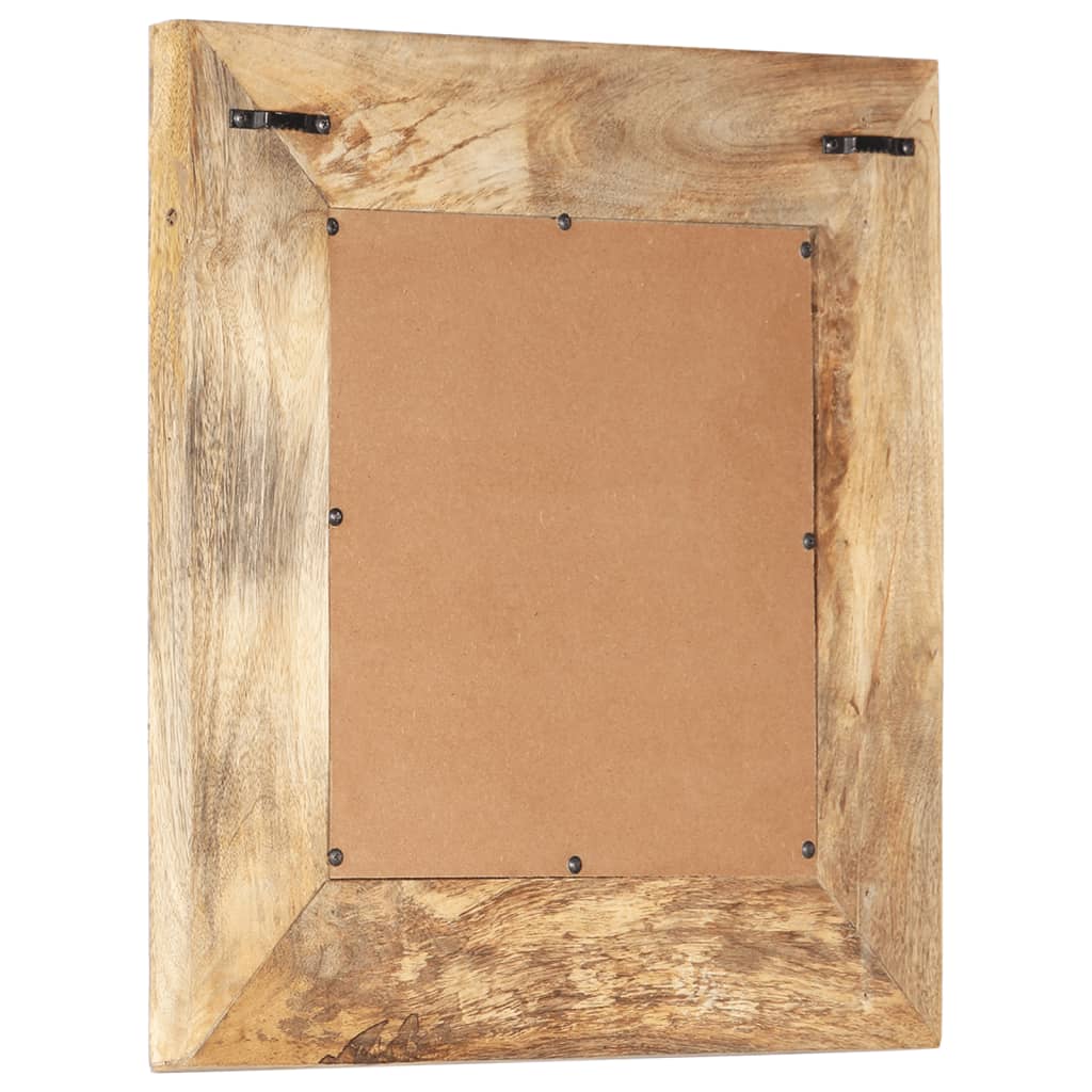 Vidaxl Mirror Hand -Cut 50x50x2,5 cm Wood de mangue solide
