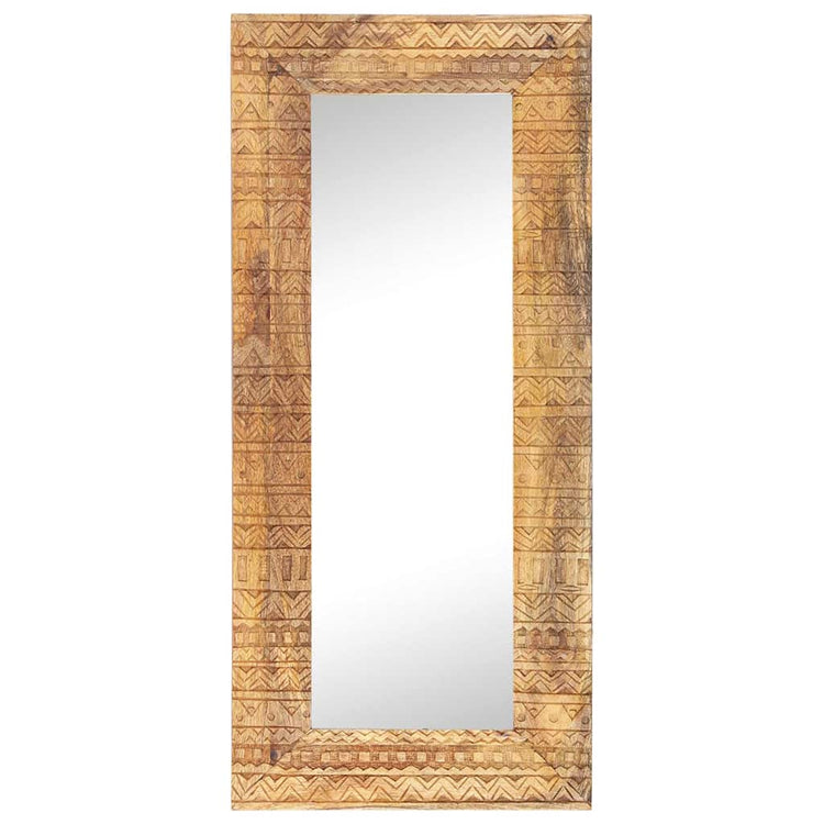 Vidaxl Mirror Hand -Cut 110x50x2,5 cm Solid Mangowood
