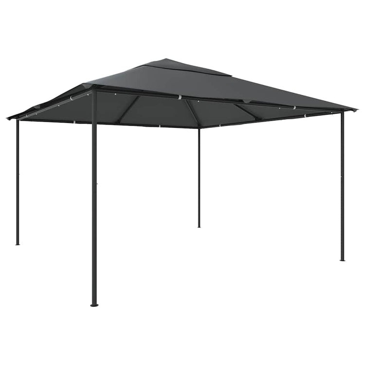Vidaxl arbor 180 g m² 4x4x3 m de couleur anthracite