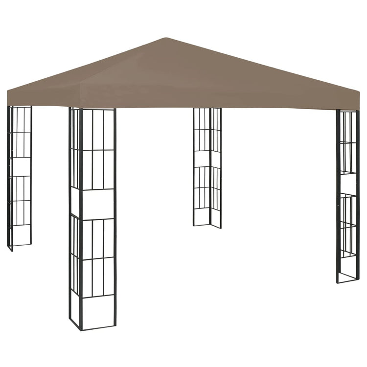 Tonnelle VidaXL 3x3 m taupe
