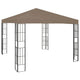 Tonnelle VidaXL 3x3 m taupe