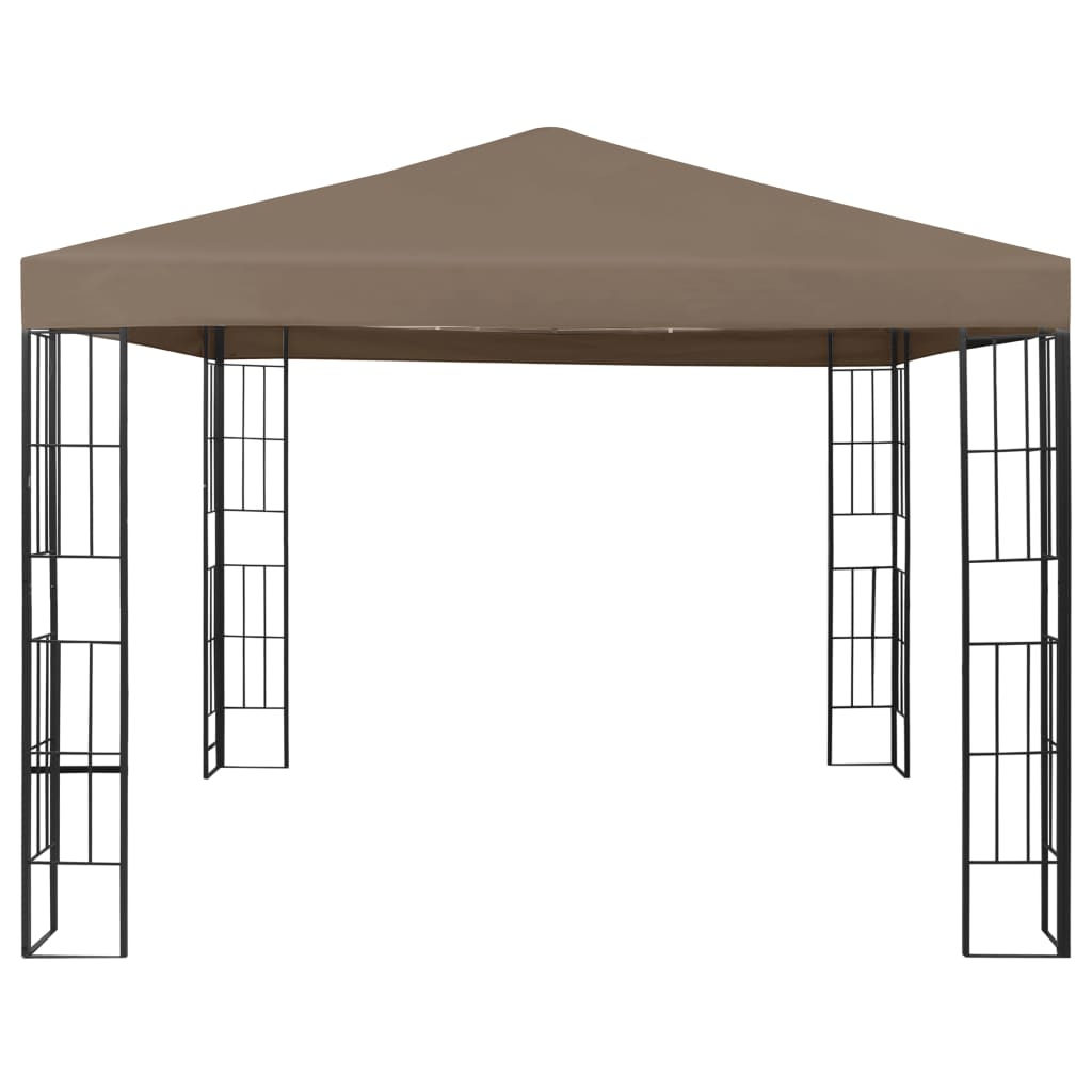 Tonnelle VidaXL 3x3 m taupe
