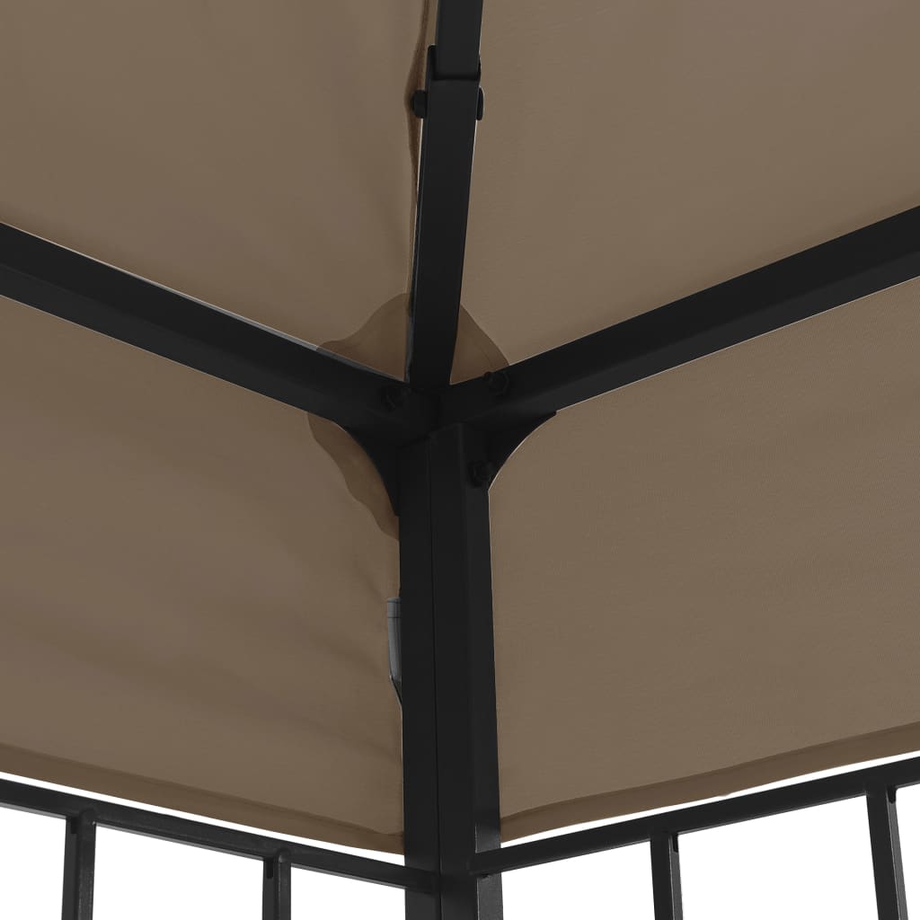 Tonnelle VidaXL 3x3 m taupe